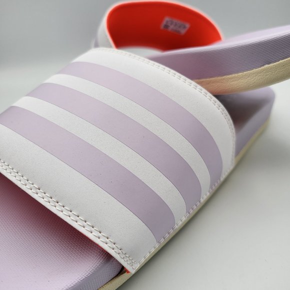 NEW Women Sz 11 Adidas Comfort Slides in Lavender GV9738 - Picture 3 of 8